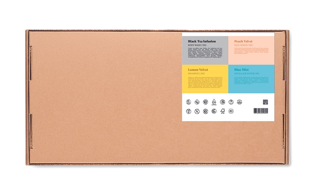 Veganes Reise-Körperpflege-Set Badan