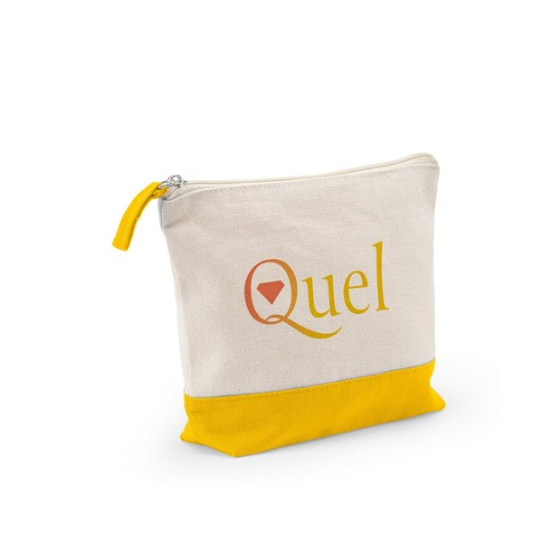 Kosmetiktasche aus 100 % Baumwolle (320 g/m²), zweifarbig Buonix