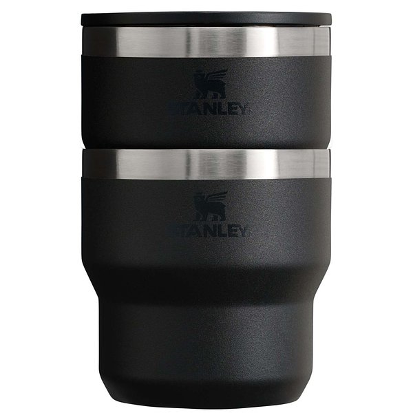 Stay Hot 295 ml Edelstahl isolierter, stapelbarer Camp Becher - Rudyco