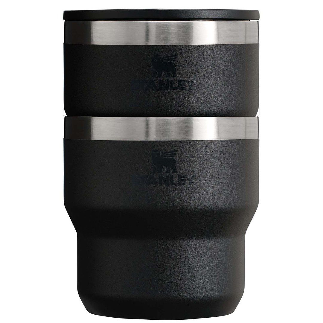Stay Hot 295 ml Edelstahl isolierter, stapelbarer Camp Becher - Rudyco