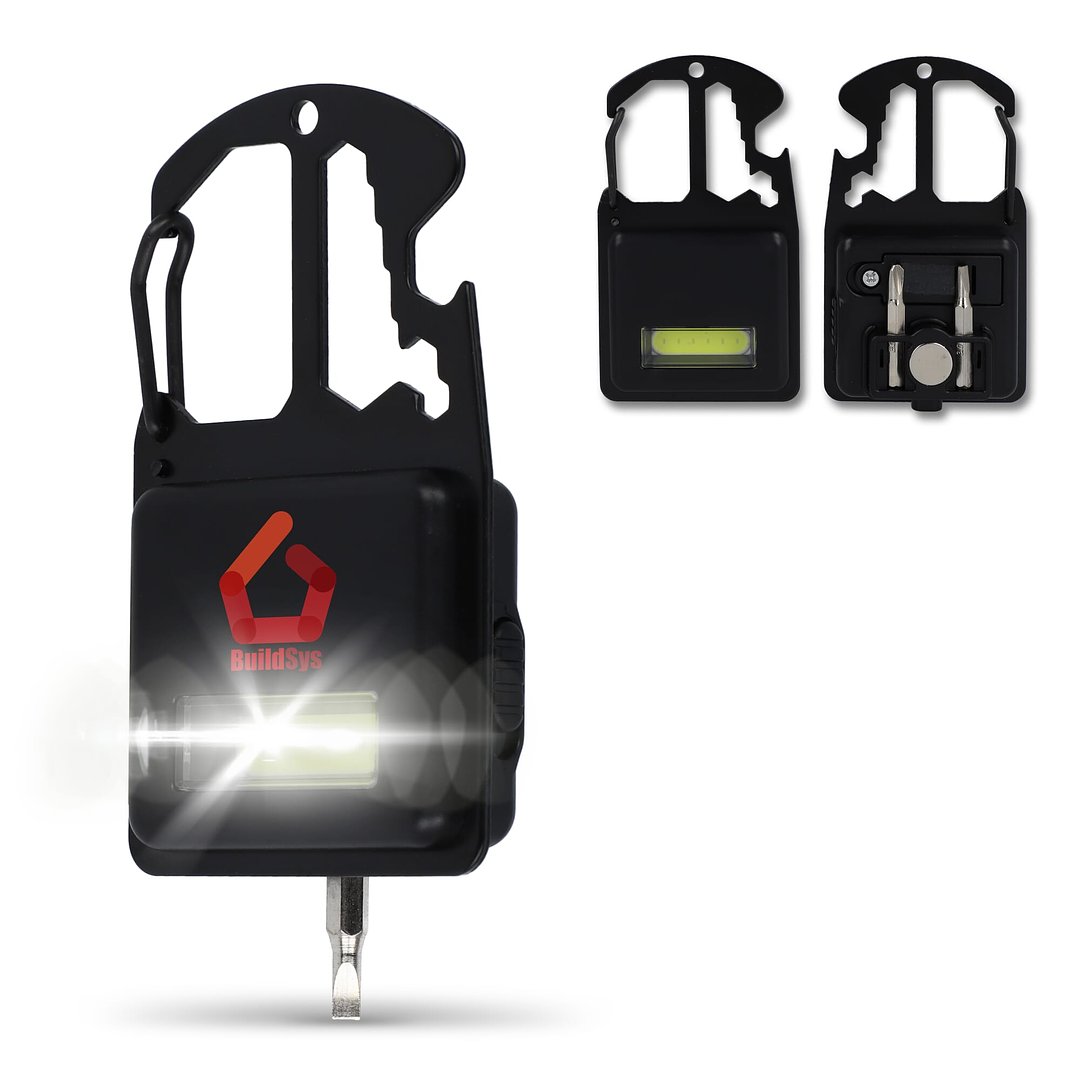 Kompaktes Multitool aus R-ABS & Metall 7 Funktionen Utzauna