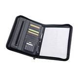 A4 Schreibmappe mit Taschenrechner Vrenan