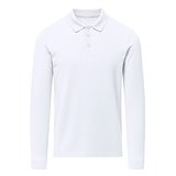 Erwachsene Weiss Polo-Shirt Idlot