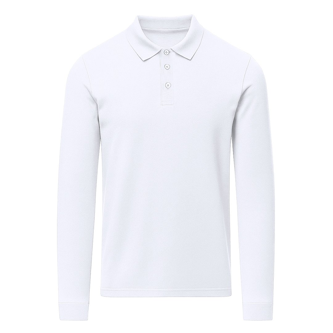 Erwachsene Weiss Polo-Shirt Idlot