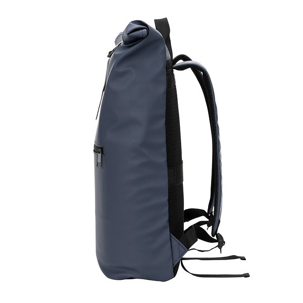 Roll-Top-Rucksack aus PU mit Laptopfach, 16“ Giamiriona