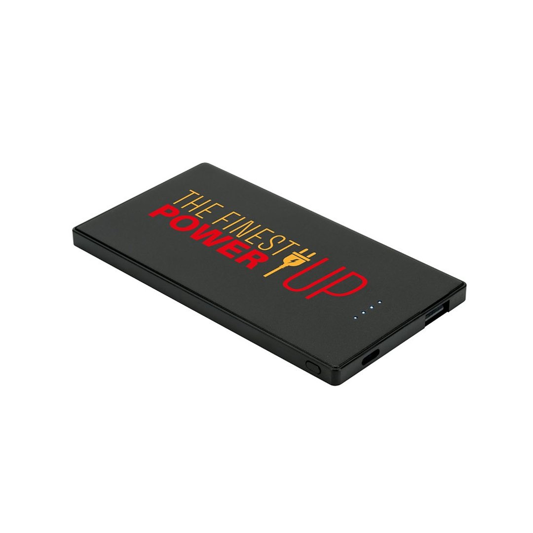 Powerbank Slim mit 5'000 mAh aus Edelstahl Razensepan