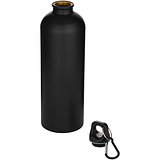 750 ml matte RCS-zertifizierte, einwandige Trinkflasche aus recyceltem Edelstahl mit Karabinerhaken - Nolfenas