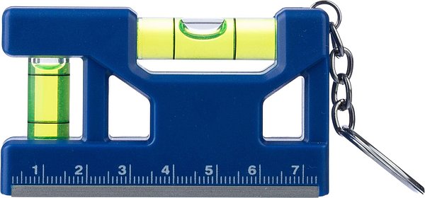 Schlüsselanhänger Wasserwaage aus recyceltem ABS Steia