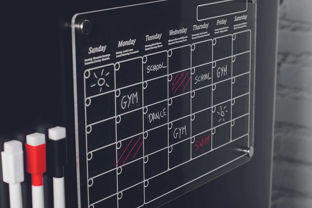 Magnetischer Monatsplaner Gill