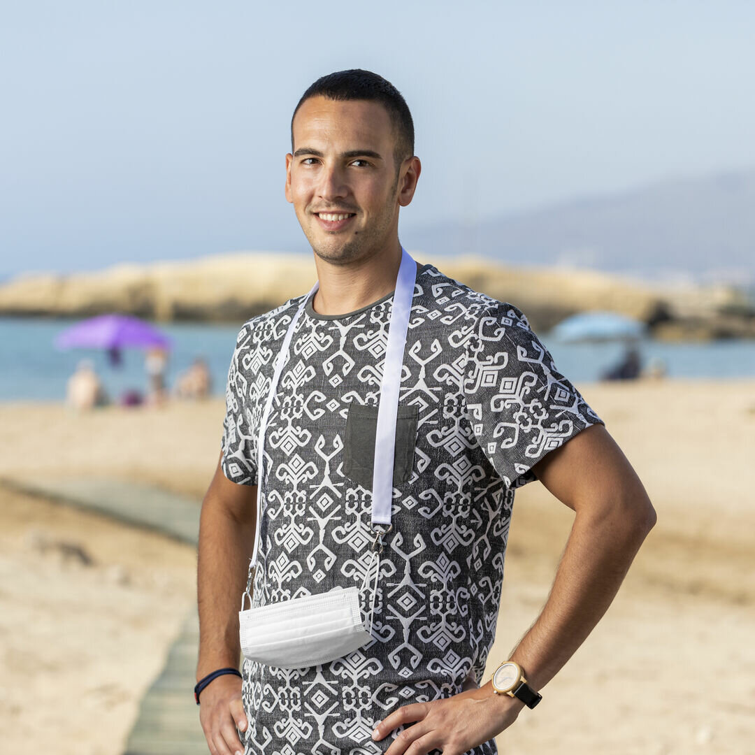 Halterung für Maske Schlüsselband Idrop