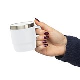 Recycelter Edelstahl-Becher mit doppelter Wand (180 ml) Mengi