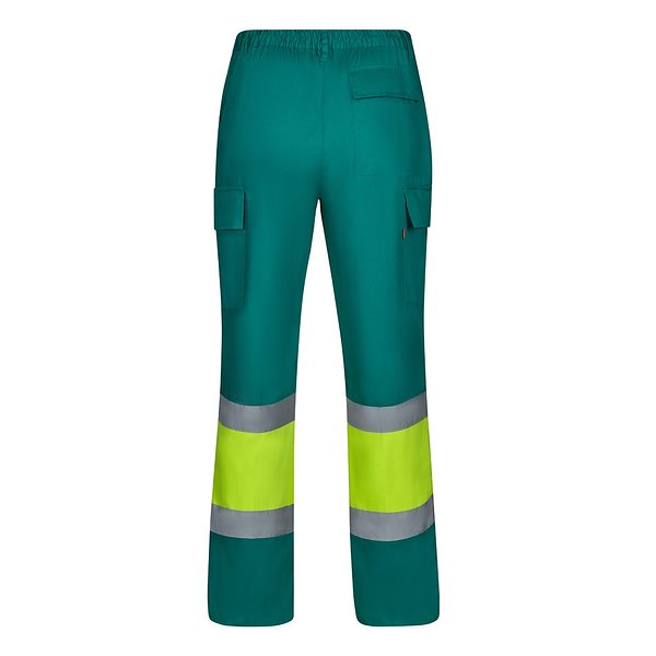 Zweifarbige Hose aus Twill (190g/m²), Baumwolle (20%) und Polyester (80%) Menatri