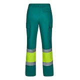Zweifarbige Hose aus Twill (190g/m²), Baumwolle (20%) und Polyester (80%) Menatri