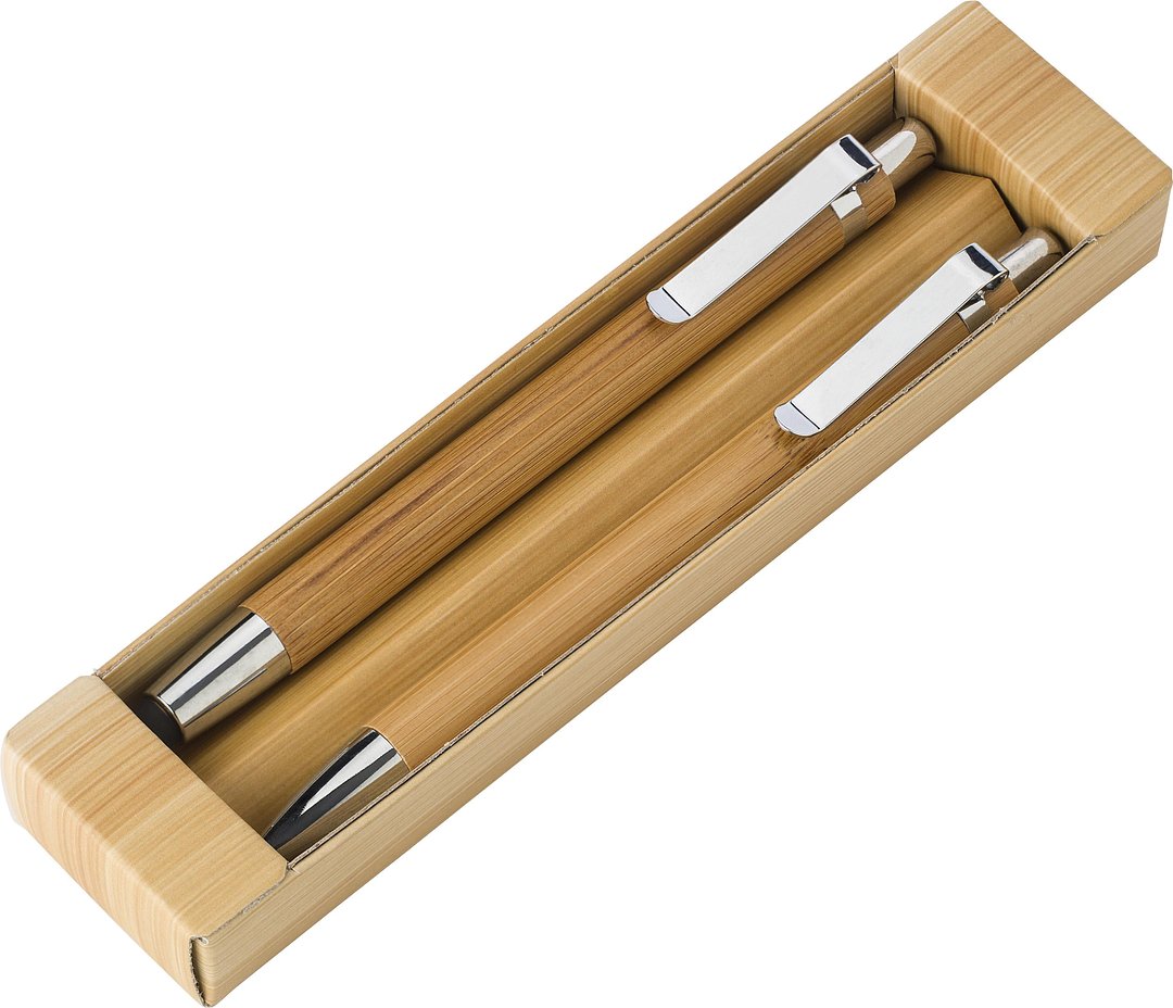 Kugelschreiber-Set aus Bambus Andico