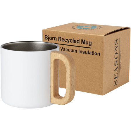 RCS-zertifizierter Becher aus recyceltem Edelstahl mit Kupfer-Vakuumisolierung, 360 ml - Oninan