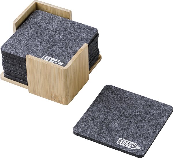 rPET-Filz-Untersetzer-Set Annel