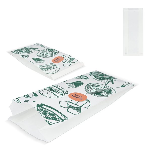 Papiertüte 50g/m² 14 x 6 x 27cm Lüthlf