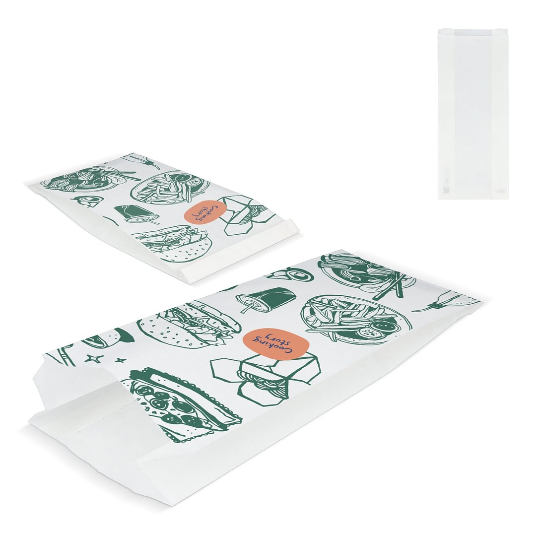 Papiertüte 50g/m² 14 x 6 x 27cm Lüthlf