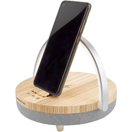 10W 4-in-1 Bluetooth®-Lautsprecher mit LED-Licht und kabelloser Ladestation - Vren