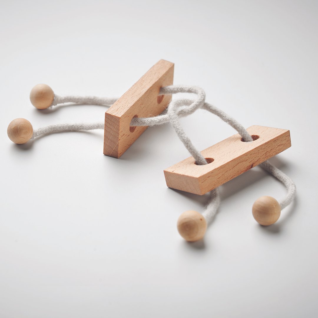 Geduldsspiel Holz Rechteck Benineli