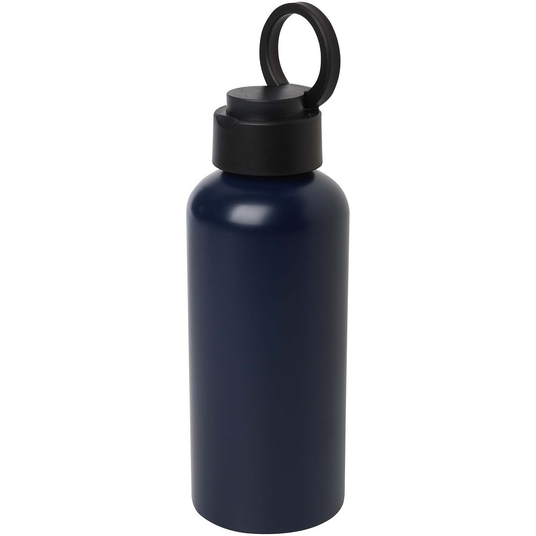 600 ml RCS-zertifizierte Wasserflasche aus recyceltem Aluminium mit RPET-Deckel - Ylana