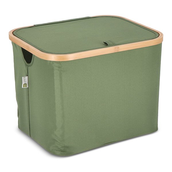 faktbarer Korb mit Deckel Sogne 40,5 x 33 x 30cm Mudorin