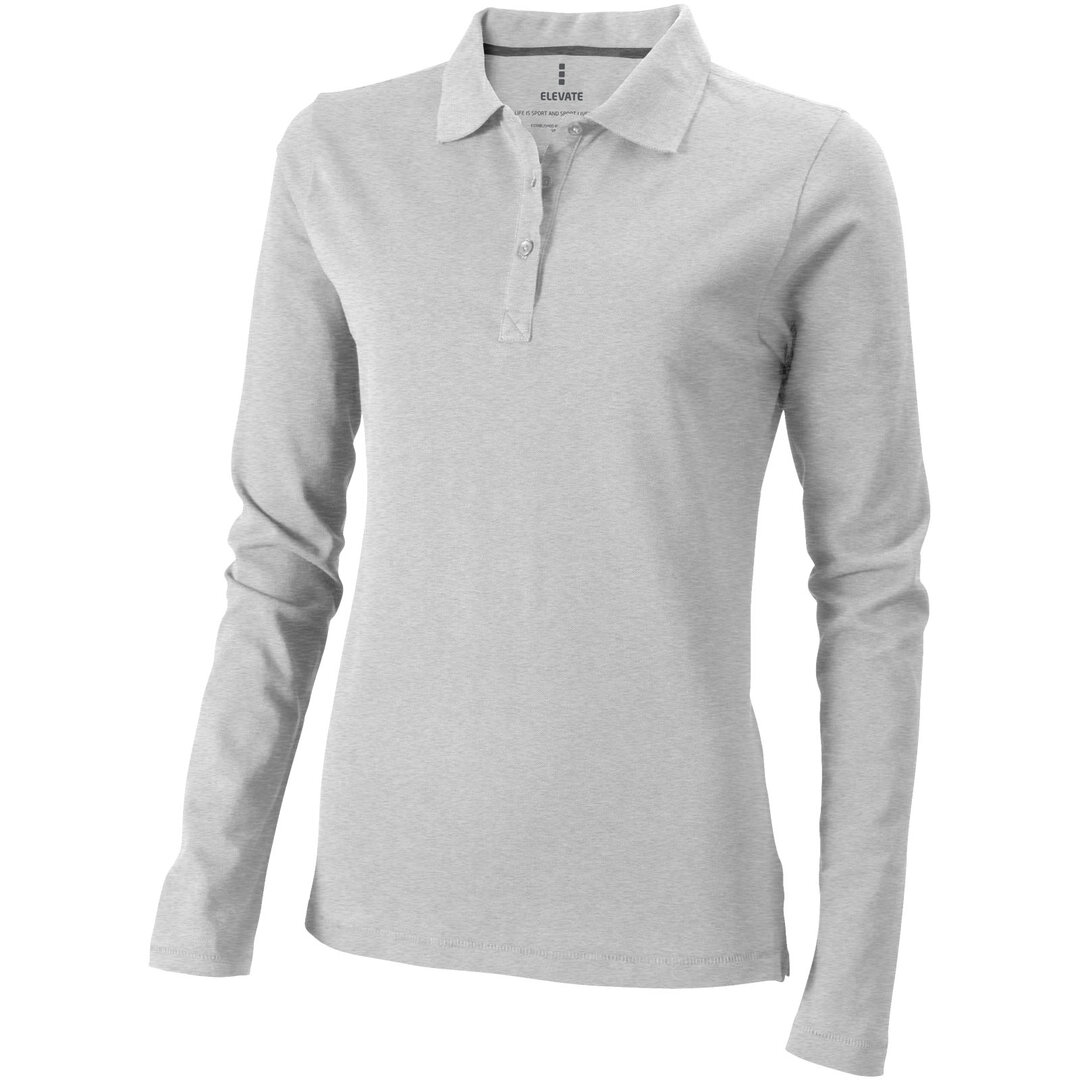 Langarm Poloshirt für Damen - Lüza
