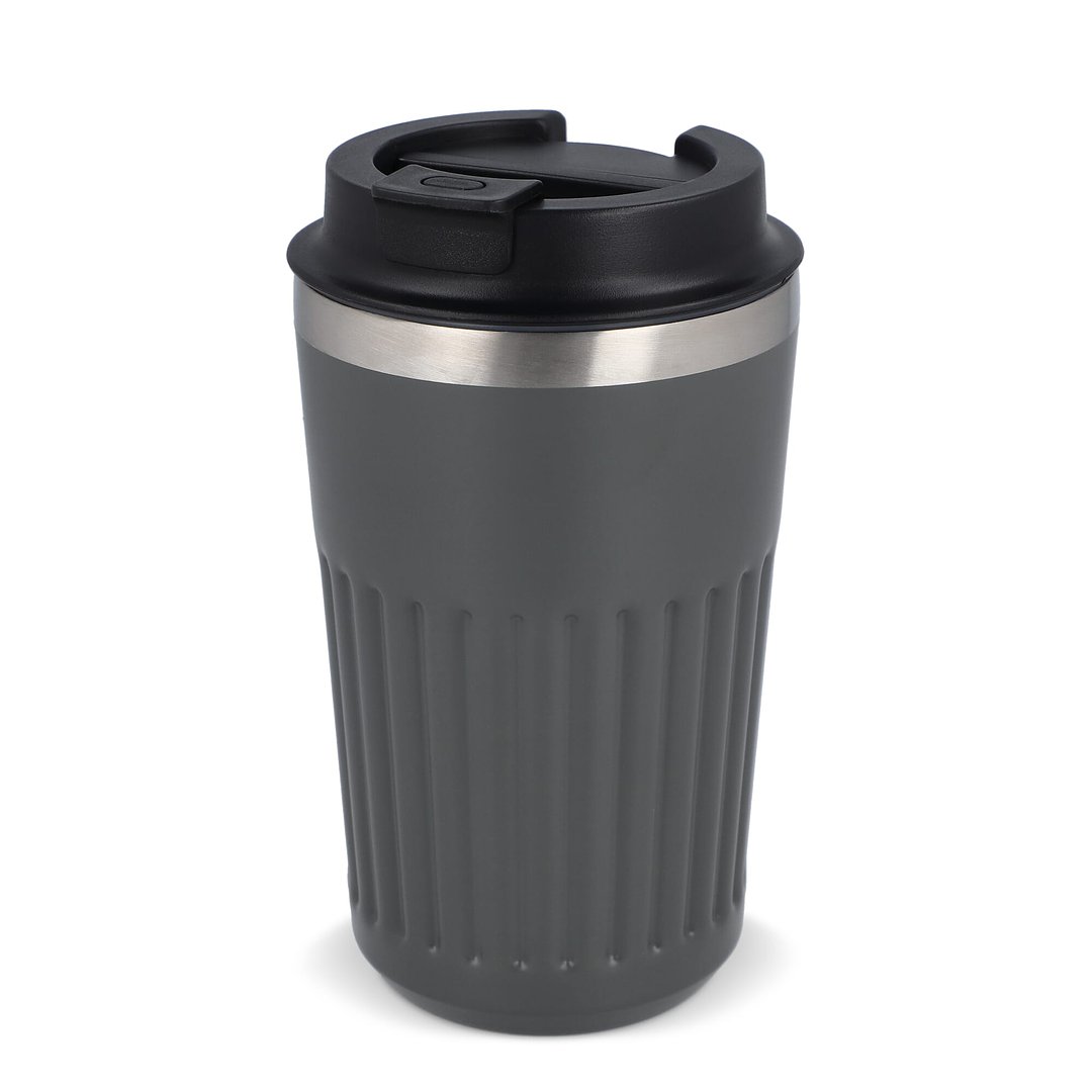 Recycelter Edelstahl-Thermobecher für Kaffee zum Mitnehmen, 400 ml Natianng