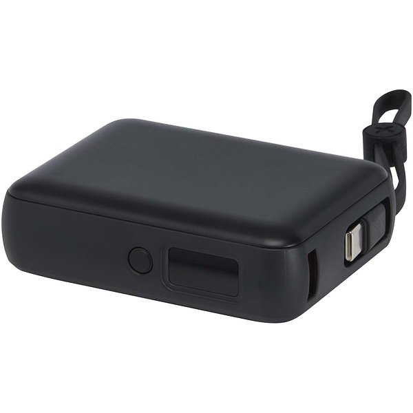 35 W 10.000 mAh Tablet Powerbank mit integriertem Typ-C-Kabel aus recyceltem Kunststoff - Ylanin