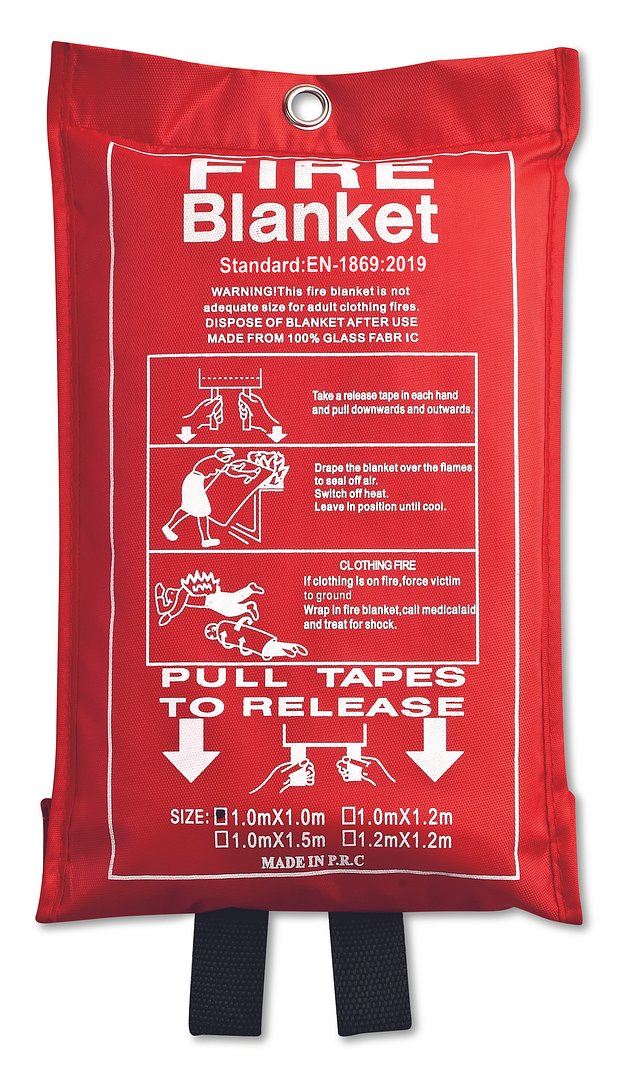 Feuer-Löschdecke 100x95cm Channest