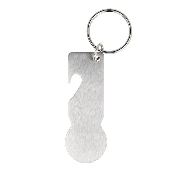 SS Schlüsselanhänger mit Einkaufswagenlöser Emerina