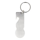 SS Schlüsselanhänger mit Einkaufswagenlöser Emerina