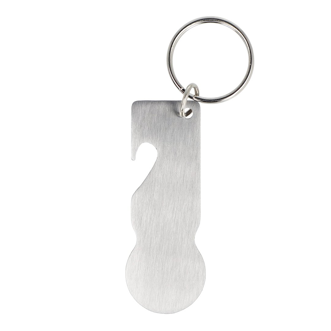 SS Schlüsselanhänger mit Einkaufswagenlöser Emerina