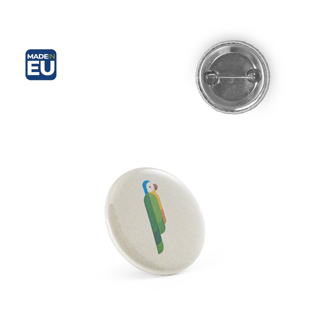 Runder Pin mit Broschennadel Elveily