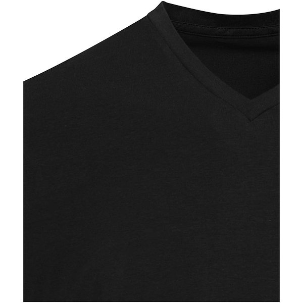 Kurzärmeliges T-Shirt V-Ausschnitt aus 200 g/m² Bio Baumwolle (OCS), unisex - Benina
