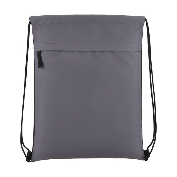 PU-beschichtete R-PET 600D Kordeltasche 33 x 42 cm Channicona