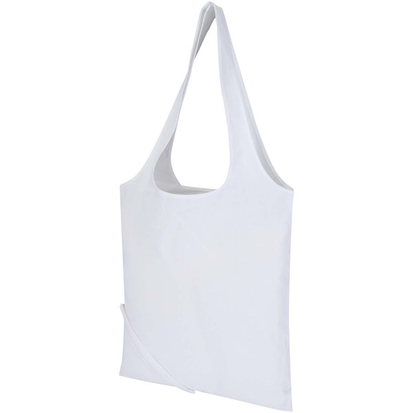 Blend 140 g/m², GRS-zertifizierte, faltbare Baumwoll Tragetasche, 7 l - Grin