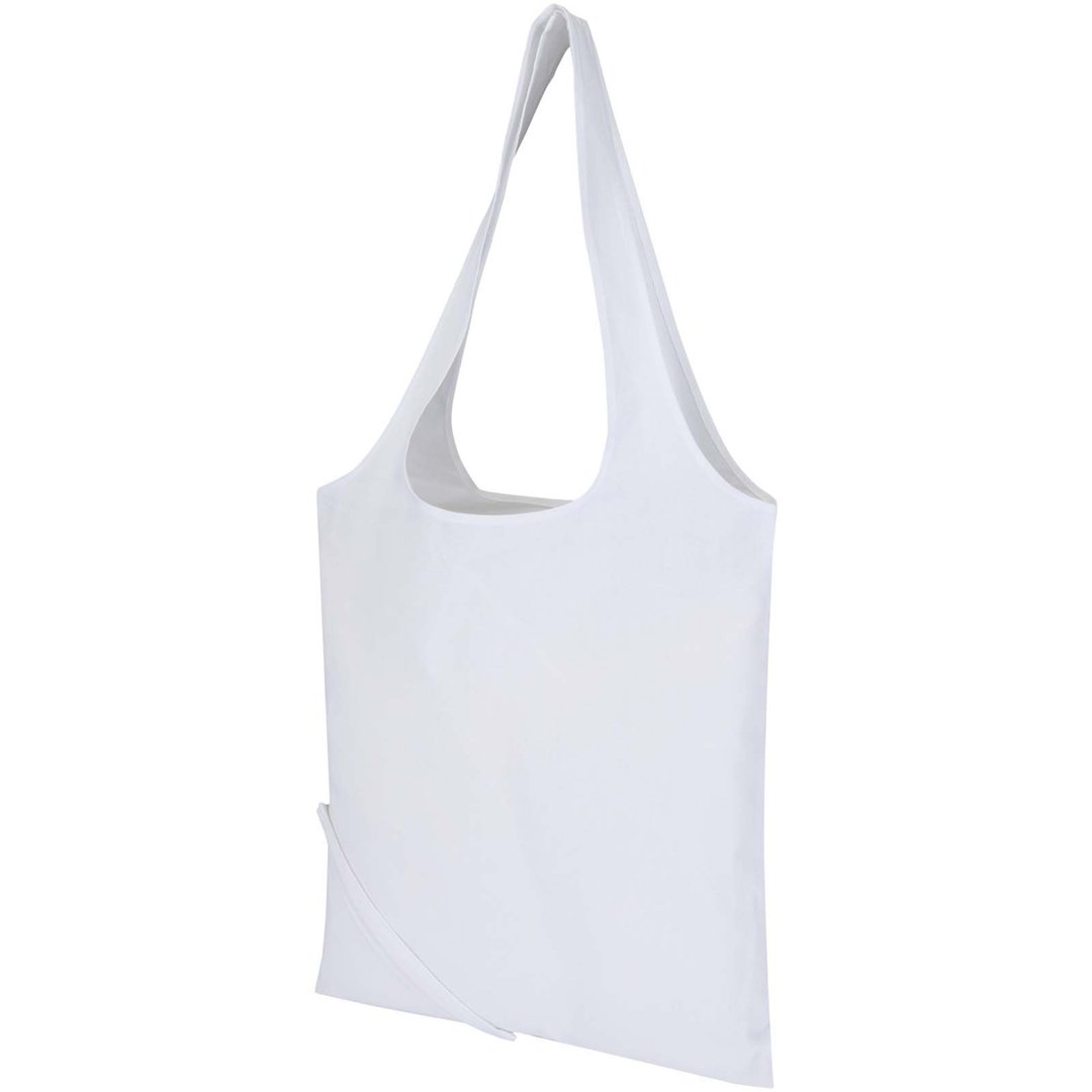Blend 140 g/m², GRS-zertifizierte, faltbare Baumwoll Tragetasche, 7 l - Grin