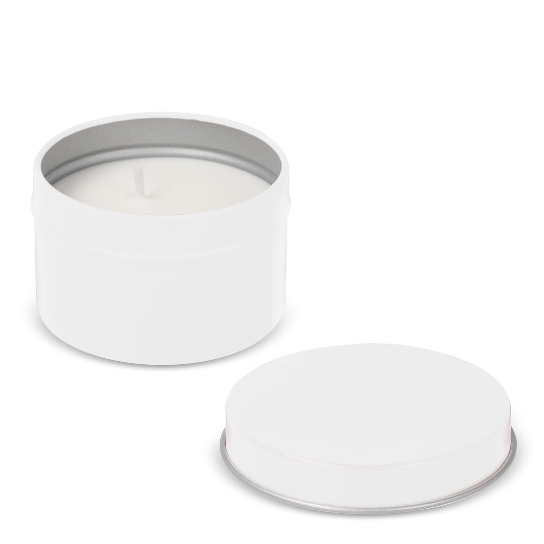 Kirtan-Duftkerze auf Pflanzenbasis in großer recycelter Dose Ellia