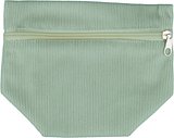 Kosmetiktasche aus Cord mit Reissverschluss Mareie