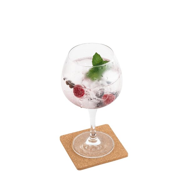 Glasuntersetzer aus Kork Rainas