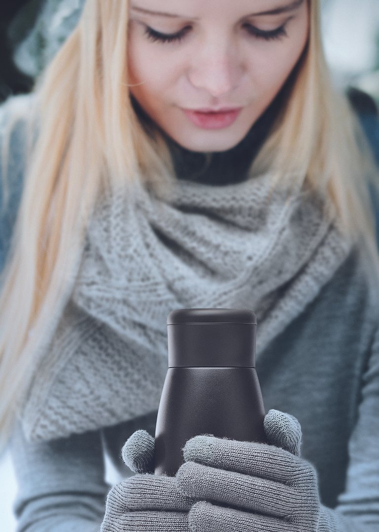 Doppelwandige Flasche 400 ml Betiana