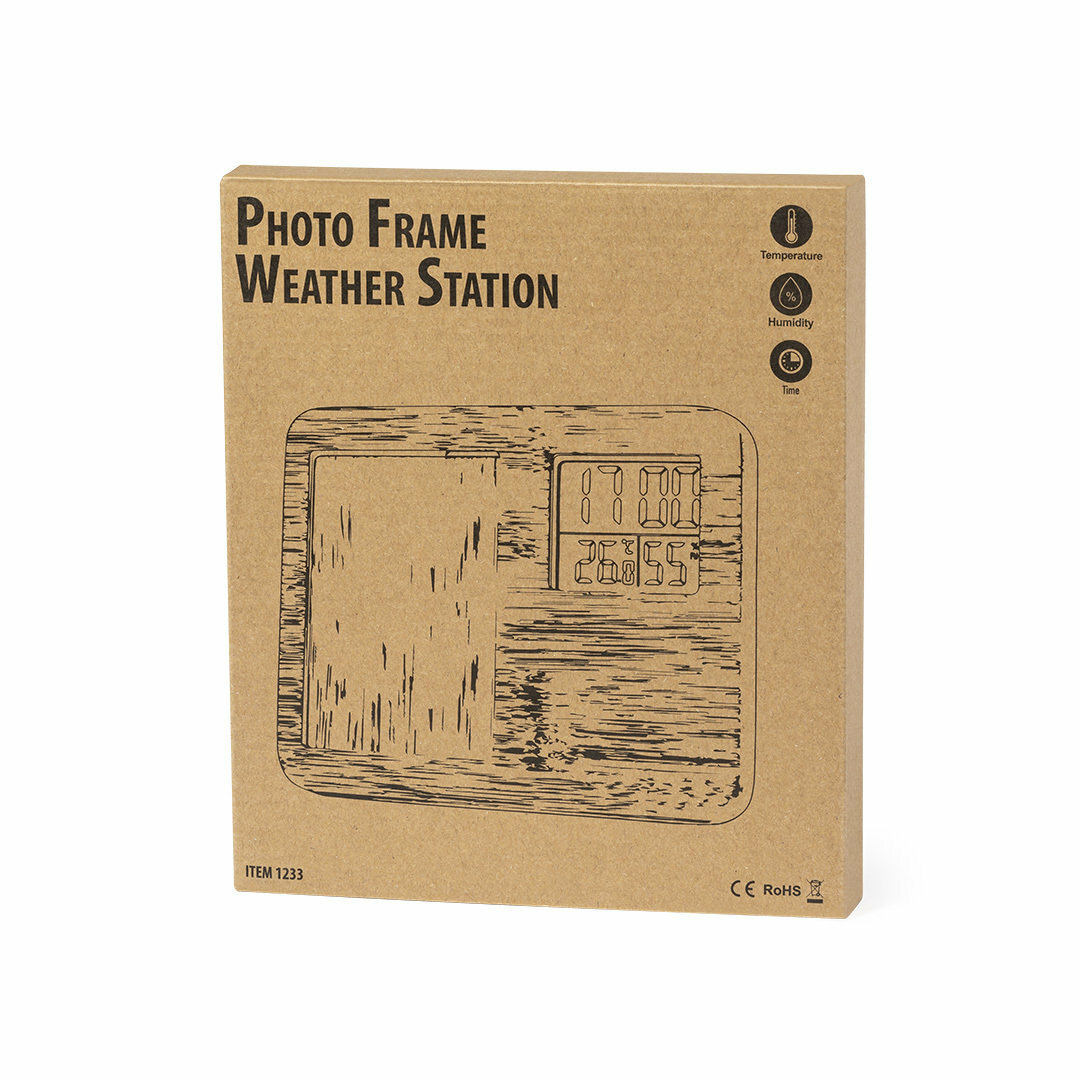 Wetterstation Bilderrahmen Ident