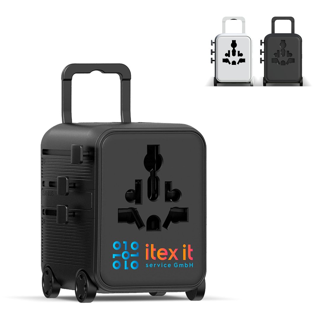 Luggie GaN Weltreise-Adapter-Trolley Orethla