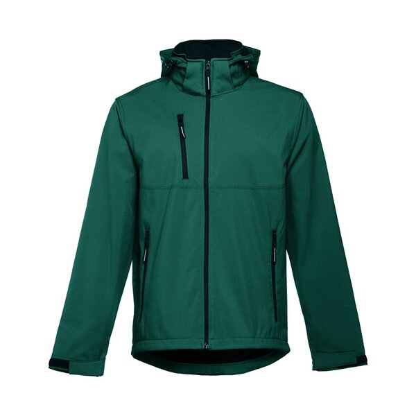 Herren SoftShell, mit abnehmbarer Kapuze Minatin