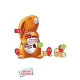 Grosses Osternest mit Schokolade von Ferrero Küsschen auf Graspapier