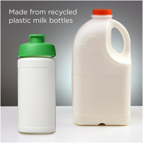 500 ml recycelte Sportflasche mit Klappdeckel - Veivep