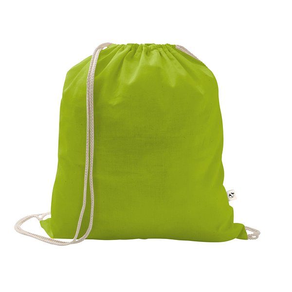 Rucksack aus recycelter Baumwolle (70%), Polyester (30% rPET) (140 g/m²) Giunrg