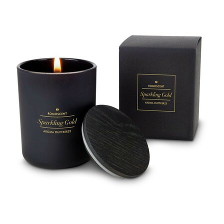 Personalisierbare Aromakerze Sparkling Gold