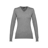 Damen Pullover mit V-Ausschnitt Lurinelle